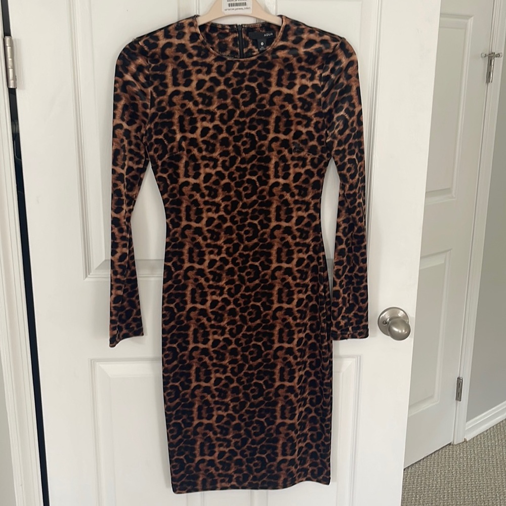 Animal print dress